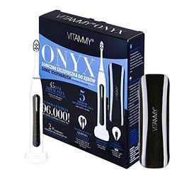 VITAMMY Brosse à dents Sonic Onyx avec fonction de polissage