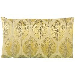 COJÍN 30X50CM POLIÉSTER AMARILLO C/CREMALLERA 30X50CM