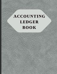 Accounting Ledger Book: 6 Column Ledger Book, Simple Accounting Ledger for Bookkeeping and Small Business Income Expense Record Book | Financial Planner & Tracker logbook | 110 Pages