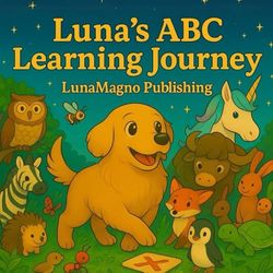 Luna's ABC Learning Journey: A rhyming ABC journey with Luna the Golden Retriever