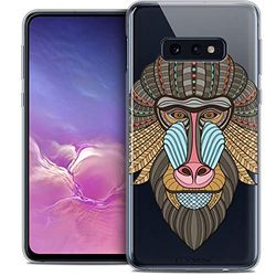 Caseink Fodral för Samsung Galaxy S10e (5.8) fodral [kristallgel HD sommarkollektion babian - mjuk - ultratunn - tryckt i Frankrike]