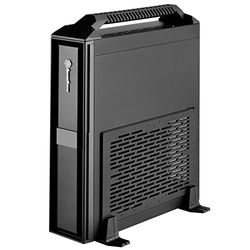 SilverStone SST-ML08B-H - Cabinet Milo per Slim HTPC formato Mini-ITX , con maniglia, nero
