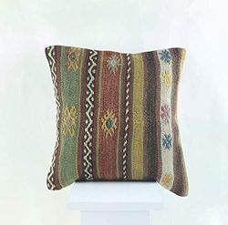 Kelim Cuscino 40x40 cm fatto a mano turco prodotto federe kilim dekorativo orientale etnici cuscino A858