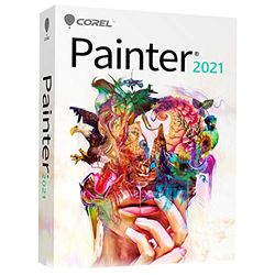 Corel Painter 2021 | Digitale Painting Software | Illustratie, Concept, Photo, en fijne kunst [PC/Mac Keycard]|Full|1 Device|1 year|PC/Mac|Disc