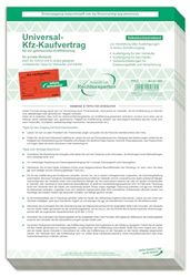 RNKVERLAG 586/10 - Verkoopovereenkomsten voor een gebruikt motorvoertuig - SD, 1 x 4 bladen, DIN A4, verkoopposter, 10 stuks