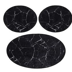 Setmat Set (3 pièces) noir et blanc