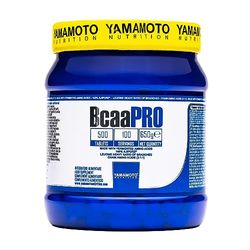 YAMAMOTO NUTRITION BCAA 2:1:1 Ajipure 500 Compresse, Integratore Alimentare di Aminoacidi Ramificati con Vitamina B1 e B6, Integratore per Sportivi BCAA PRO