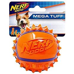 Nerf Dog TPR Spike Ball Cane Giocattolo Gomma Termoplastica 9 cm Blu/Arancione