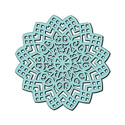 Sweet Dixie Stencil a Spirale a Reticolo, 15,2 x 15,2 cm