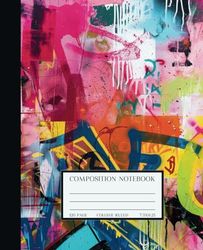 Composition Notebook | Urban Expression: Wide Lined | 120 Pages | 7.5x9.25 | Cream Paper