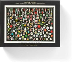 Galison 9780735371149 FA La 1000 Piece Puzzle, Multiple Christmas-related Colours: