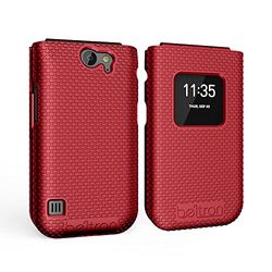 BELTRON Case for Nokia 2720 V Flip Phone, Protective Snap on Cover (Verizon 2720V) - Red