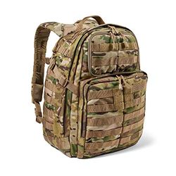 5.11 Tactical Backpack – RUSH 24 2.0 – Utility Molle Pack, CCW and Laptop Compartment, 37 Liter, Medium, Style 56564 – Multicam