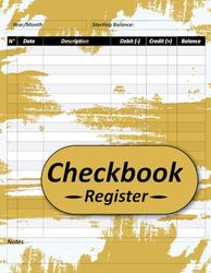 Checkbook Register: Simple Register to Track Your Finances