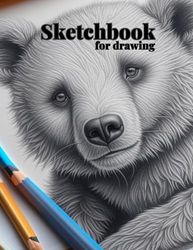 Sketchbook for drawing, 110 page, 8.5x11, paper weight: 55 pound, 90 grams per square meter