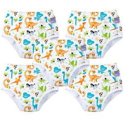 Bambino Mio, återanvändbara potträningsbyxor för pojkar och flickor, 5-pack, Dino, 3+ år