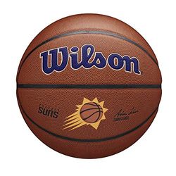 Wilson Team Alliance Phoenix Suns Ball WTB3100XBPHO, Womens,Mens basketballs, brown, 7 EU