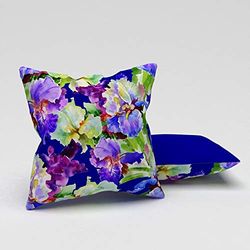 Eren Home - Funda de Almohada (sin cojín Interior), Multicolor, 43 x 43 cm