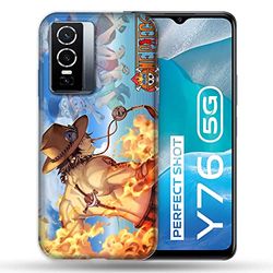 Cover per Vivo Y76 5G Manga One Piece Ace Color