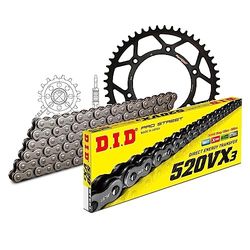Kettingset DID staal 520VX3 / 120 eindeloos voor Husaberg FE FC 400-600 cc bouwjaar 2000-2003