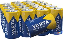 VARTA Industrial - pilhas alcalinas D / LR20 / mono (pacote de 20 unidades, 1,5 V)
