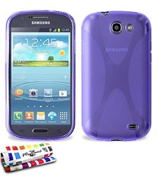 MUZZANO Originele Le X Premium Flexibele Shell Cover Case voor Samsung Galaxy Express - Paars