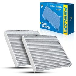 Fesuda CUK19004 Filtro abitacolo al carbone attivo per X3 2016-None, X3 2009-2015, X4 2009-2015, X3 2005-2008, X4 2001-2005