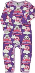 Småfolk Meisjes Body Suit LS, Baby Infant en Peuters Kostuum, Purple Heart, 92, Purple Heart, 92