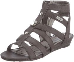 s.Oliver Casual 5-5-48221-28 Sandalias para niña, Braun Pepper 324, 35 EU