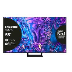 Samsung TV QE55Q70DATXZT QLED 4K, Smart TV 55" Quantum processor 4K, AirSlim, DVBT-2, Q-Symphony & OTS Lite, Integrato con Alexa e Bixby, compatibile con Google Assistant, Black 2024