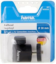 Hama kogelkop voor statief, schroefdraad B 1/4 inch en B 3/8", 50 hoogte mm, zwart