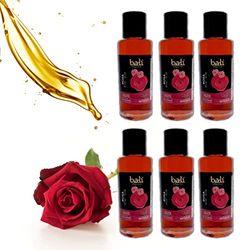 Bali fragancias Pack de Esencias al Aceite de Rosa para Humidificador. Set de Ambientadores Dulces y Florales en Esencia para Difusor. Aceite Natural para Quemador de Aromaterapia. 50 ml. 6 Unidades