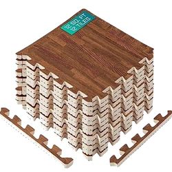Yes4All 30x30 cm hasta 3.3 m² Set 12/16/36 Baldosas de Espuma EVA, Estera de Espuma, Estera de Gimnasio, Estera de Enclavamiento para Suelo de Garaje, Piscina al Aire Libre, Bañera de Hidromasaje