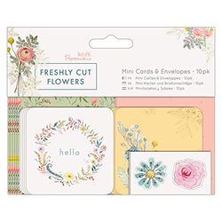 Papermania Freshly Cut Flowers Mini Cards & Envelopes (Pack of 10)