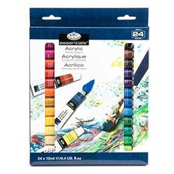 Royal & Langnickel - Pintura acrílica (12 ml, 24 unidades), multicolor