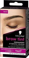 Schwarzkopf Brow Tint Professional formula Eyebrow Dye Brow Tinting Kit with Gentle Permanent Colour - Black - Packaging may Vary