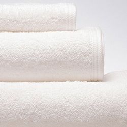 Sancarlos - Ocean, Set di 2 asciugamani da bagno combinati, colore bianco e fumo, dimensioni 100 x 150 cm