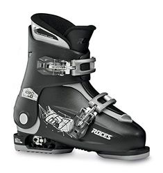 Roces Idea UP 19.0-22.0, Scarpone Allunagbile da Sci Unisex Bambini, Nero/Argento, 30-35