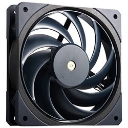 Ventola per case Cooler Master Mobius 120 OC - Design lama ad anello (PWM), ammortizzatori antivibranti, cuscinetti a sfera, mozzo motore metallo (max. 88,1CFM, 4,75 mmH2O, 39,3dBA) - Blu scuro e nero