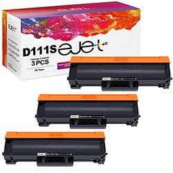 ejet MLT-D111S Compatibili Toner Sostituzione per Samsung D111S MLT-D111L per Xpress SL-M2070 SL-M2026 SL-M2020 SL-M2022 SL-M2070W SL-M2026W SL-M2020W SL-M2022W SL-2070F SL-2070FW (Nero, 3-Pack)