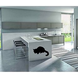 Tatoutex Stickers Chat aux aguets - Or, L 90cm x H 60cm