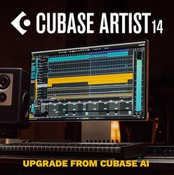 Steinberg Cubase Artist 14 Actualización de Cubase AI 12-14 Secuenciador audio/MIDI para aplicaciones de estudio o grabación en casa | 1 Dispositivo | Código de activación enviado por email