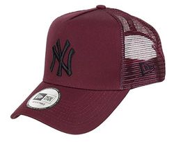 Boné trucker league essencial New York Yankees bordeaux nova era