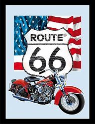 Close Up Route 66 Miroir Roadster Bike (22 x 32 cm)