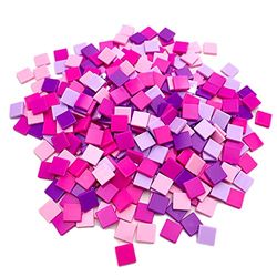 Armena Pietre per Mosaico, Acrilico, Viola e Rosa, taglia unica