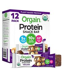 Orgain Plant Protein Bar S’Mores 40g (Boîte de 12)