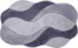 Grund b2048-794115 Carmen - Tappeto Morbido per Bagno , Grigio (Grigio), 80 x 140 cm