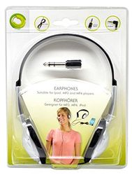 Green E Mega Headphones & Adaptor - Auriculares