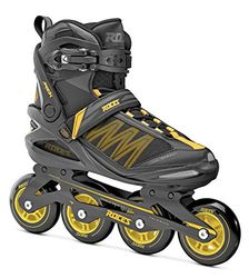 Roces Argon, Pattino in Linea da Uomo, Black/Amber, 36