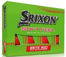 Srixon Soft Feel 13 Brite – dussin golfbollar – avstånd och lågkompressions-golfbollar – golfgåvor och golftillbehör